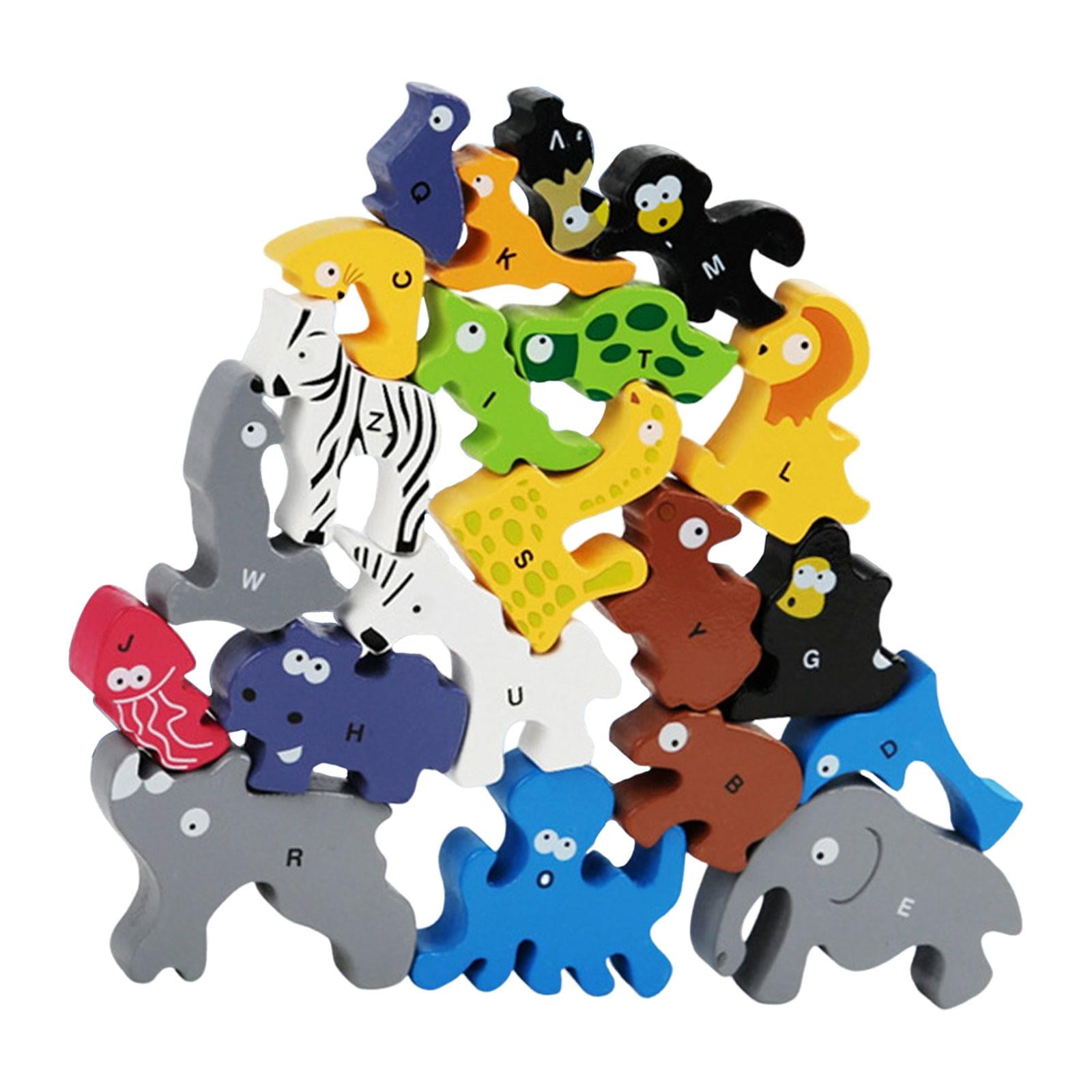 LeeQinersw Balance and Skill Stacking Game Building Balance Training Educational Fine Motor Animal