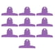 thumbnail image 1 of 10 clips de metal para carpetas, multiusos, galvanoplastia, resistentes al óxido, grandes abrazaderas de papel para oficina, escuela, color morado, 1 of 9