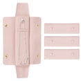 thumbnail image 1 of Uxcell 3 Pcs Bolsa de viaje para collar de microfibra, bolsa de almacenamiento de collar organizador de joyería de viaje sin enredos para regalo de mujeres, rosa, 1 of 7