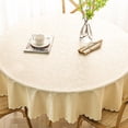 thumbnail image 1 of Nappe Ronde Jacquard, Nappe Imperméable en Superfibre, Nappe pour Usage Extérieur et Intérieur, 1 of 5