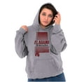 thumbnail image 4 of Alabama Heart of Dixie AL Native Unisex Plus Fleece Graphic Hoodie Brisco Brands 2X, 4 of 5