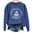 thumbnail image 4 of YVNAURA Women's Spooky Season Letter Graphic Crewneck Sweatshirt Oversized Long Sleeve Pullover Vintage Halloween Print Relaxed Fit Casual Fall Tops for Party Daily 1 Pack, Blue,XXL, 4 of 4