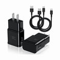 thumbnail image 1 of LinQingQ Type C Charger Fast Charging, 2 Pack USB C Android Phone Wall Charger Block & 3ft Charge Cable Cord, for Samsung Galaxy S8/S9/S10 Plus Active S10e, S20/S21 Ultra Plus, Note 8 9 10, 1 of 1