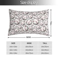 thumbnail image 2 of Kdxio Cotton Pillow Cases Pillowcases,Soft and Breathable Bedroom Pillow Cases-Cute Baseball, 2 of 8