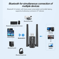 thumbnail image 2 of Usb Wifi 6 Bluetooth 5.4, Compatible Con Windows 11/10 Belug, Negro, 2 of 5