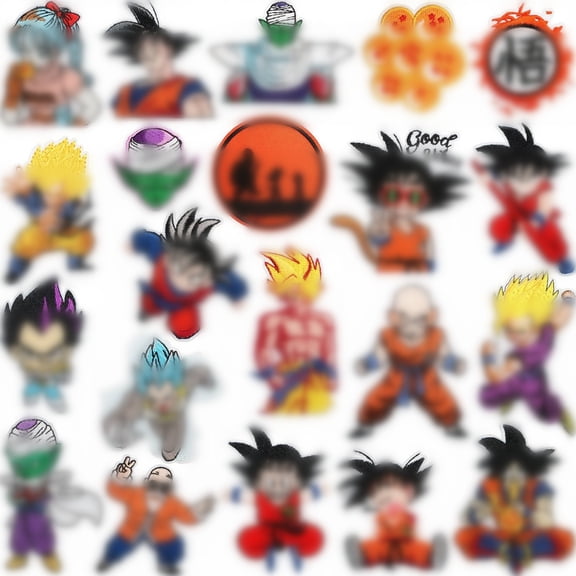 21pcs Anime Cartoon Dragon Anime Ball Chenille Patches Embroidered Iron On Patches, Crest Iron On Applique Patch for T-Shirt Jackets Jeans Vests Hats Backpacks DIY Craft