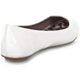 thumbnail image 3 of Qupid THESIS-92 Classic Round Toe Patent Slip On Basic Comfortable Flat Shoe, 3 of 4