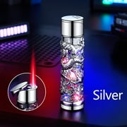 TOPRenddon Creative Shiny Dragon Torch Lighter, Windproof Lighter, Jet Red Flame Butane Lighter, Adjustable Butane Torch Lighter, Cool Lighter, Unique Mens Lighter, Womens Lighter (No Gas)
