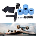 thumbnail image 1 of 4 piezas duraderas 78A ruedas de monopatín reemplazo Longboard PU piezas de Azul shamjiam Ruedas de skate, 1 of 7