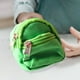 thumbnail image 5 of Mochila de muñeca en miniatura perfke juguete de simulación DIY para decoración de casa de muñecas verde, 5 of 9