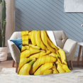 thumbnail image 7 of Fruits Bana Na Blanket Gifts For Kids Adults - Lightweight Throw Blanket For Bedroom Living Room Decor Soft Fuzzy Fleece Cozy Plush Bed Couch 40"X30", 7 of 7