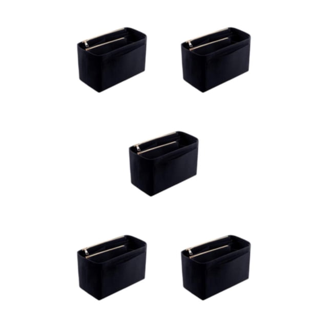 stanreset multifunctional Women Makeup Organizer Multi Grid For Partition Storage Multi Grid For Partition Storage black S 22*11*13cm 5Set