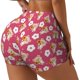 thumbnail image 1 of Balery Piggy Sunflower Pantalones cortos de entrenamiento estampados para mujer, sin costuras, ajustados, para gimnasio, yoga, correr, deportes, ejercicio activo, fitness.-Small, 1 of 8