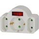 thumbnail image 1 of Adaptador de Enchufe 3 Vías con Interruptor 2 Euroenchufes y 1 Toma Tierra Blanco, 1 of 6