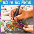 thumbnail image 4 of Marcadores de pintura acrílica Coogert 30 colores de doble punta, 4 of 6
