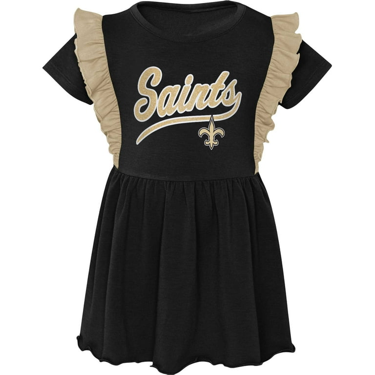 Girls Preschool Black New Orleans Saints Too Cute Tri-Blend Dress -  Walmart.com