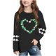 thumbnail image 1 of Blusas y camisas de manga larga con cuello redondo, moda del Día de San Patricio, blusa informal con estampado bonito de manga larga para niños y niñas., 1 of 5