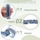 thumbnail image 3 of Cinta de dobladillo instantánea Uxcell para planchar, cinta de dobladillo sin coser para pantalones, tiras adhesivas lavables, azul, 1 Pcs, 10.9 Yard, 3 of 7