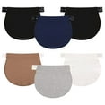 thumbnail image 3 of plantall Pantalon Élastique Multicolore avec Boutons, Rallonge de Taille, Lot de 6, 3 of 9