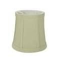 thumbnail image 6 of Aspen Creative 30362-6 Small Bell Shape Chandelier Clip-On Lamp Shade Set (6 Pack), Transitional Design in Beige, 5" bottom width (4" x 5" x 5"), 6 of 7