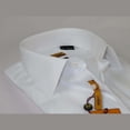 thumbnail image 3 of Mens ENZO Egyptian Soft Cotton Dress Shirt Barrel Cuff Wrinkle Free 61101 White, 3 of 6