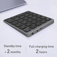 thumbnail image 5 of Mini Numeric Keyboard Wireless Number Keypad Bluetooth Digital Teclado Aluminium Alloy For Windows Laptop Financial People, 5 of 5