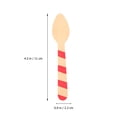 thumbnail image 6 of YOSADIER Disposable Wooden Dessert Spoons, Smooth Finish, Colorful Assorted Pack of 20 Cutlery, 6 of 6