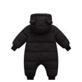 thumbnail image 4 of IROINNID Clearance Baby Bodysuit Long Sleeve Newborn Baby Winter Girls Boys Clothes Warm Cartoon Ears Overall Rompers Hooded Jumpsuit,Black, 4 of 4