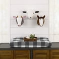 thumbnail image 4 of Little Love by NoJo Plush Fleece Cow Head Wall Décor, 4 of 5