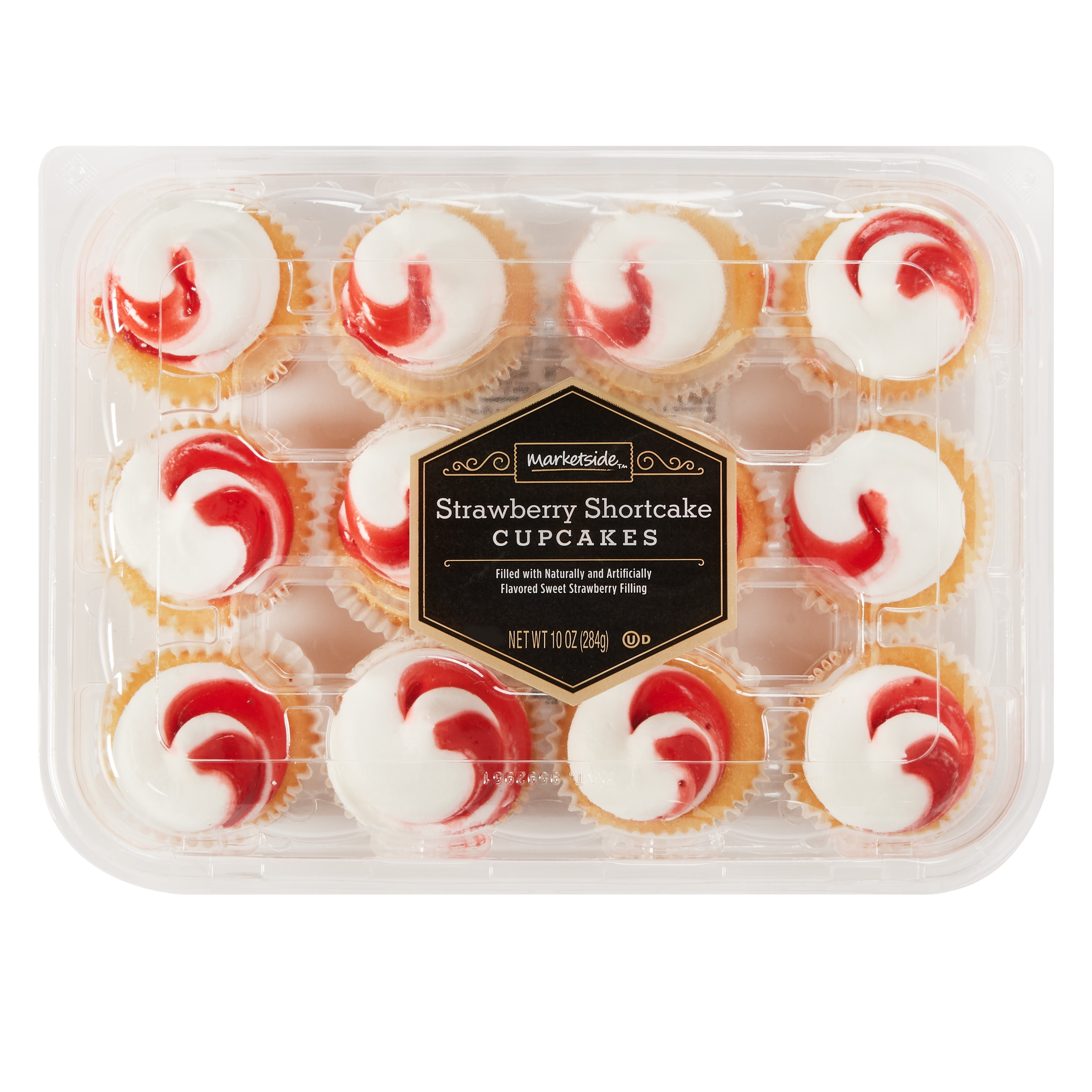 Marketside Strawberry Shortcake Cupcakes, 10 oz, 12 Count