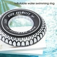 thumbnail image 3 of NIBOLOG PVC Swimming Ring Universal Thickened Tyre Design Pool Float Circles for Water Activity, 3 of 8