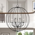 thumbnail image 6 of Livex Lighting - Milania - 15 Light Foyer Chandelier in Farmhouse Style - 42, 6 of 9