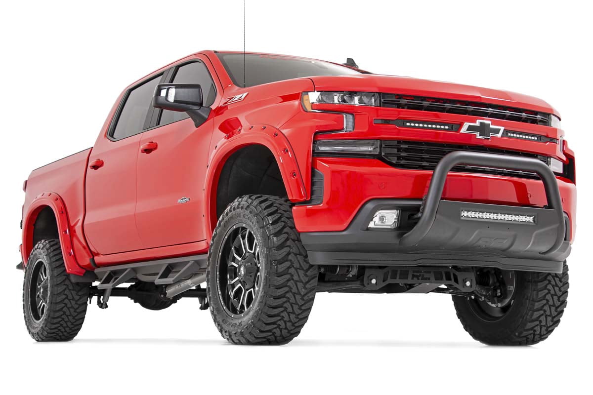Rough Country 10" Black Series LED Grille Kit for 19-22 Silverado 1500 - 70817 Fits select: 2019-2022 CHEVROLET SILVERADO, 2022 CHEVROLET SILVERADO LTD