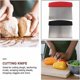 thumbnail image 2 of Sincero Juego de 2 espátulas para Pizza con graduación, accesorios de cocina de acero inoxidable, raspador de banco para restaurante, panadería en casa, 2 of 5