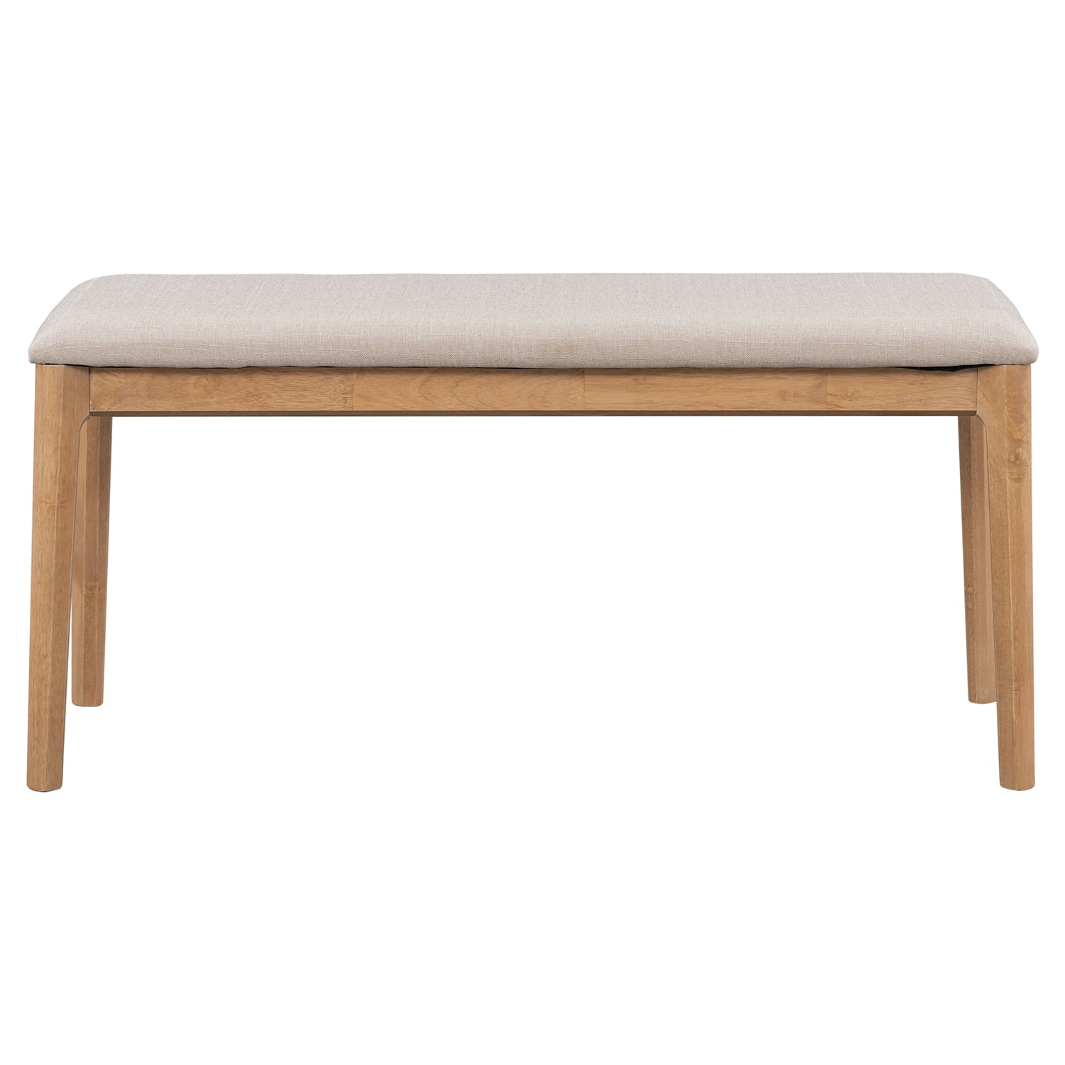 Kadyn Dining Table Set for 4, Solid Wood Dining Set with 2 Chairs and 1 Bench, Modern Dining Table Set for Dining Room, Natural Wood Wash Kadyn Dining Table Set for 4, Solid Wood Dining Set with 2 Chairs and 1 Bench, Modern Dining Table Set for Dining Room, Natural Wood Wash