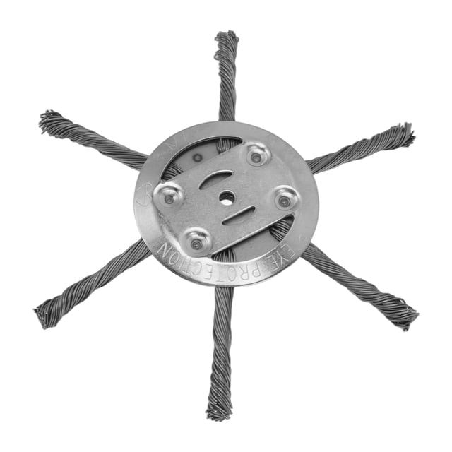 Cabeza de Acero Alambre de Hierba Cabezal de 6 Cabezas de Cortadora de Césped Cabeza de Cortacésped Accesorio de Céspedes De Césped de 150 mm de 6 Cuchillas Agujero Interno 5.5 5.5 5.5