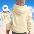 thumbnail image 2 of Tiweut Bow Hoodie for Girls Kids Graphic Cute Hoodies Girl's Leopard Sweatshirts Prints Casual Pullover Sweatshirt,Beige,2-3 Y, 2 of 4