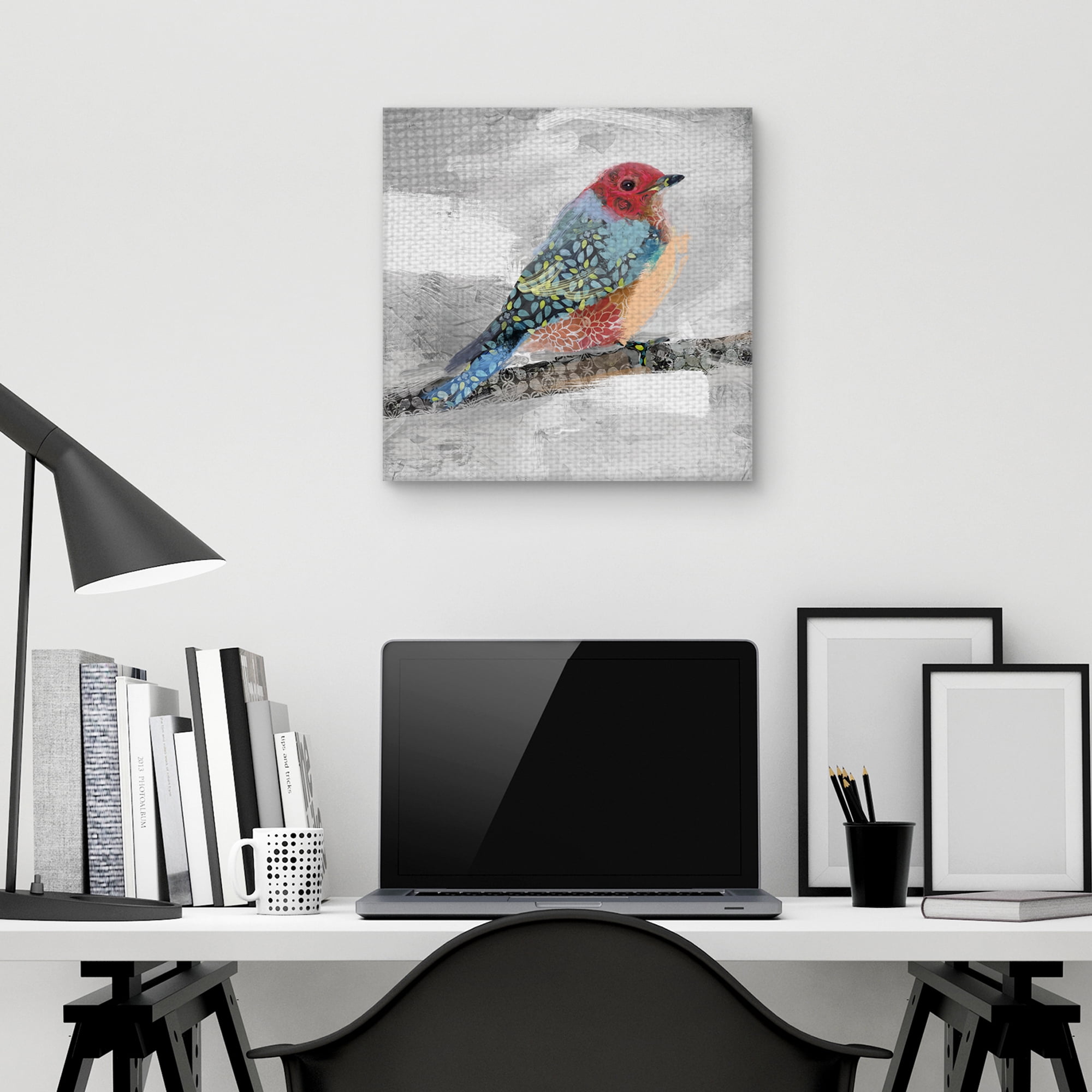 Masterpiece Art Gallery A Bird's Flight Patterns III by Studio Arts Canvas Art Print 16" x 16"