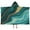 Teal Gold Marble, variant on Pink Gold Marble Pattern Hooded Bath Towel,50"x30" for Ages 3 To 12 Kids, Quick Dry Lightweight Soft Microfiber Hood Beach Towel Cover Up for Kids