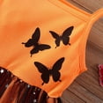 thumbnail image 6 of Toddler Girl Dress Sleeveless Tulle Butterfly Prints Suspender Dress Cartoon Princess Outfits&Set Kids Sundress,Size 2 Years-3 Years, 6 of 6