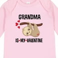 thumbnail image 4 of Inktastic My Grandma is My Valentine Boys or Girls Long Sleeve Baby Bodysuit, 4 of 5