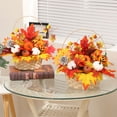 thumbnail image 3 of Inteprter Guirnalda de calabaza, simulación falsa, hojas de arce vegetales, colgador de pared, cesta de bambú, decoraciones, guirnalda, accesorios de Kits de decoración para fiestas Tipo 1 Inteprter HA069480-01, 3 of 6