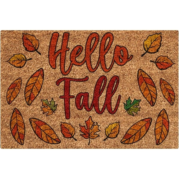 24×16 Inches Seasonal Fall Door Mats for Front Door-Autumn Seasonal Thanksgiving Halloween Outdoor Pumpkin Doormats,Non Slip Front Door Mats for Indoor Entrance