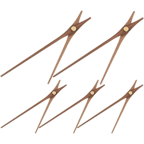 5 juegos de manecillas de madera para relojes de pared, repuestos y accesorios para relojes.