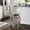 Grey, variant on iNSPIRE Q Shapel Transitional Antique Grey Finish Linen Swivel Counter Height Bar Stools, Grey