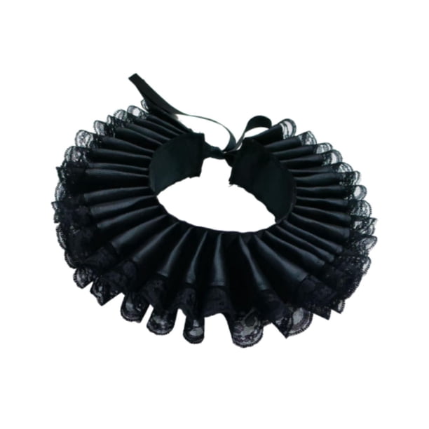 Cuello falso de tul con volantes para accesorios de fotografía, decoración de disfraces para fiestas de cosplay