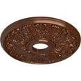 thumbnail image 3 of Ekena Millwork 16 1/2"OD x 3 5/8"ID x 1 1/8"P Apollo Ceiling Medallion (Fits Canopies up to 5 5/8"), Hand-Painted Copper Penny, 3 of 6