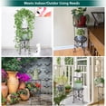 thumbnail image 6 of Sungmor 2-Tier Cast Iron Plant Stand, 10.9 x 10.9 x 25.8 Inch, Vintage & Rustic Style, Rustproof, 6 of 8