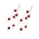 thumbnail image 4 of Pendientes colgantes Yinane florales de moda Con dijes para mujer fiesta de cumpleaños Rojo, 4 of 8