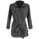 thumbnail image 1 of Chaqueta de manga larga para mujer, abrigo fino y antiviento, gabardina cálida con cinturón, 1 of 9